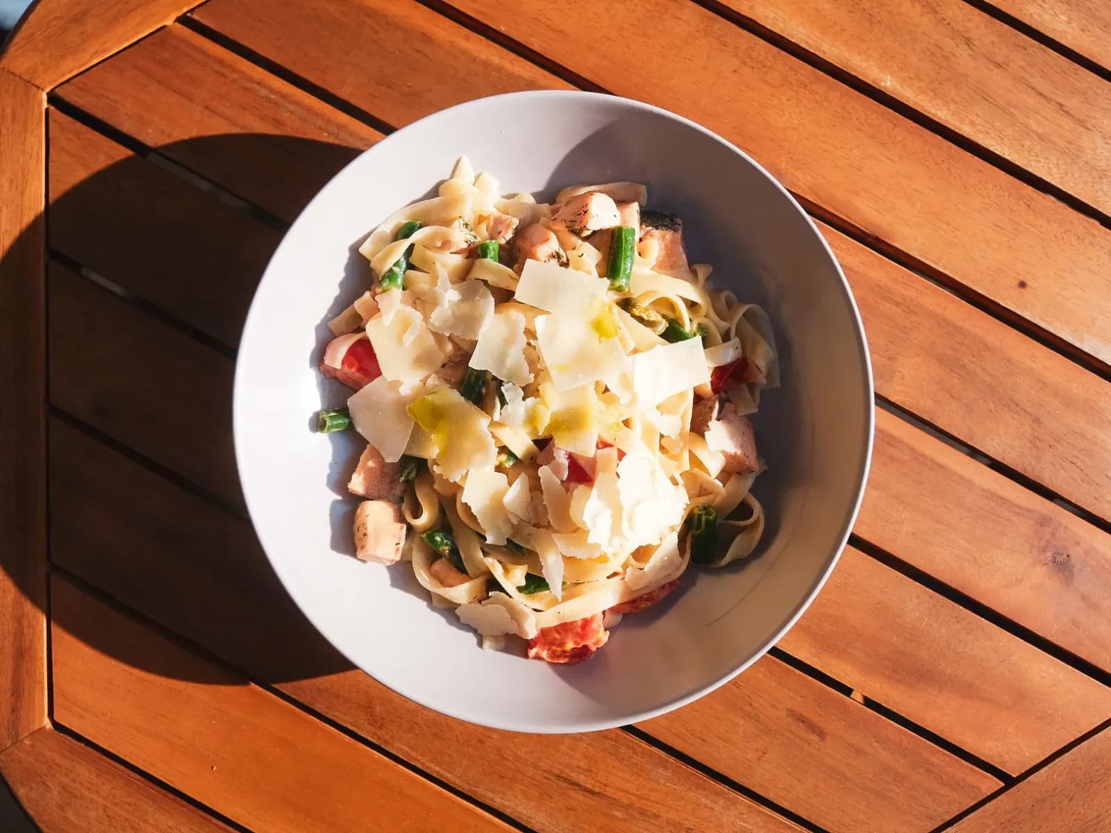 Паста с лососем