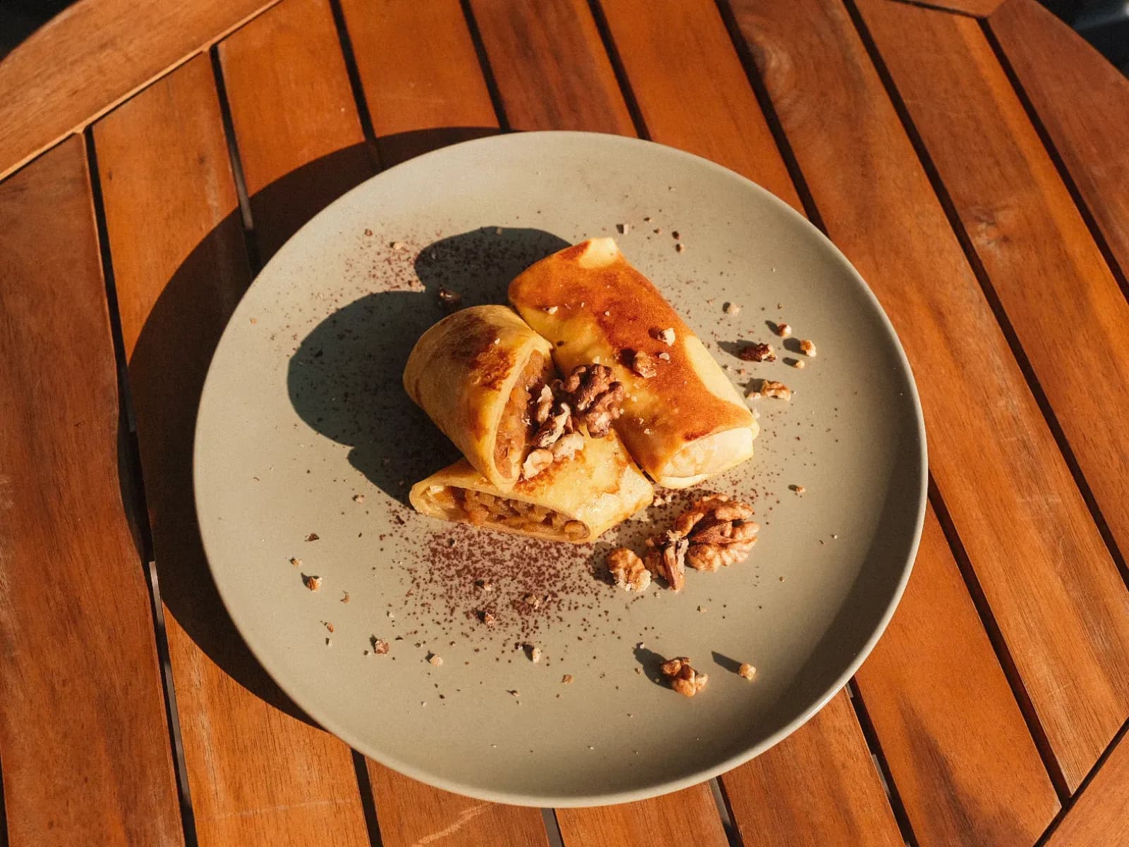 Блинчики с яблоками