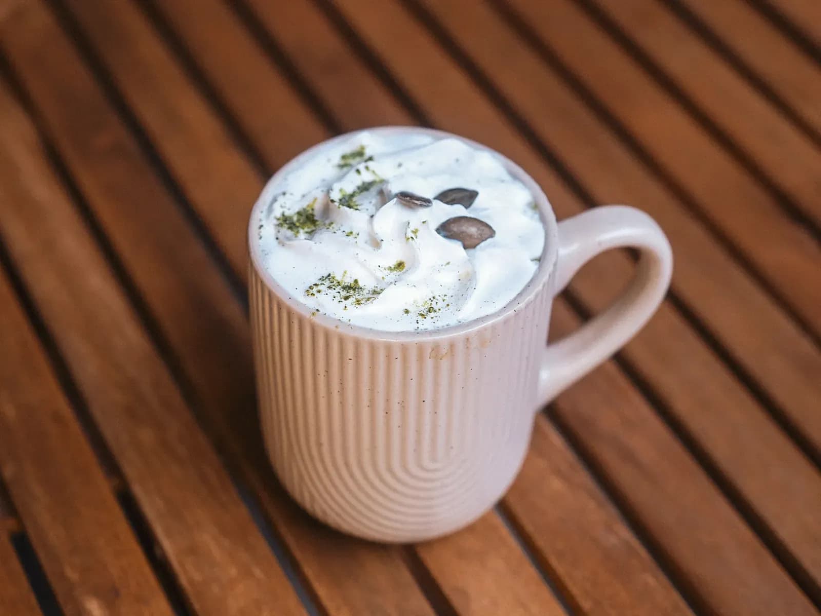 Тыквенный матча латте